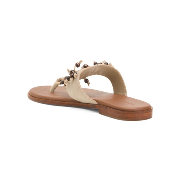 FREE PEOPLE Oiled Silt Leather Sadie Fringe Sandals - Picture 2 of 2
